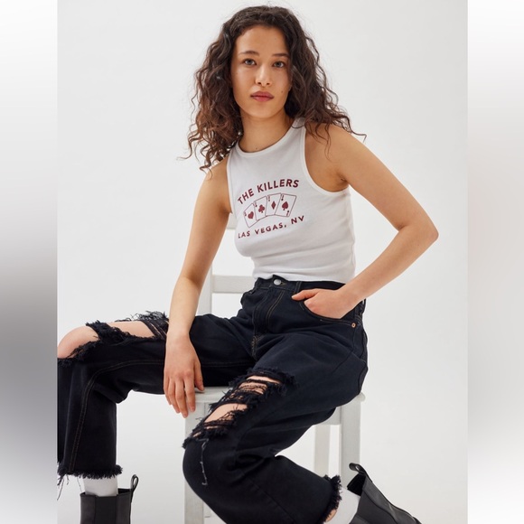 UO The Killers Las Vegas Crop Top - Picture 2 of 7